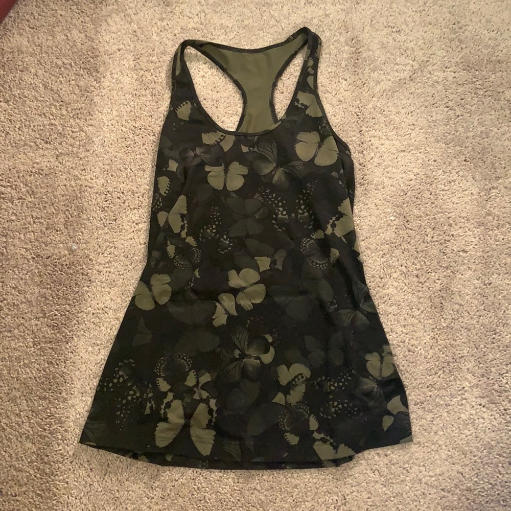 Lululemon Tank Top Biggie so Fly Butterfly